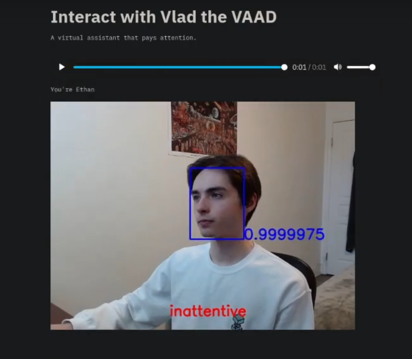 Virtual assistant attention detection